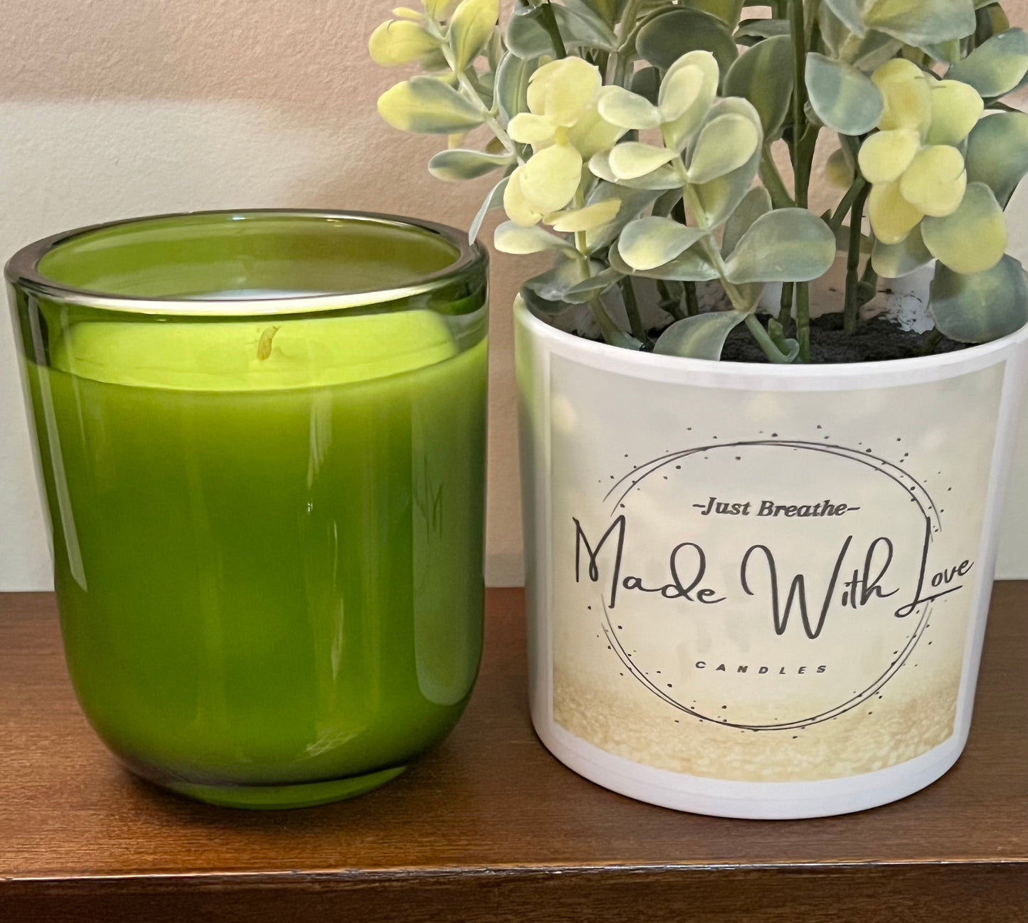10 oz Green Glass
